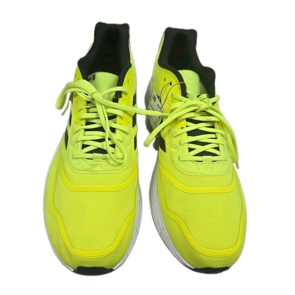 Adidas Duramo 10 Mens Running Shoes Solar Yellow Black GW4079 Size 13